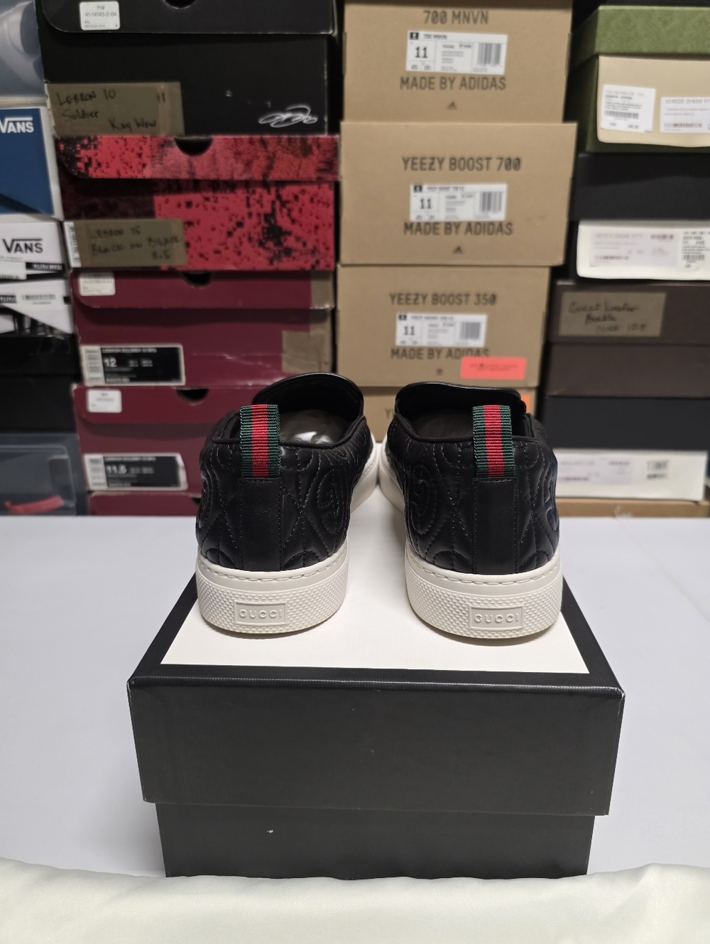 GUCCI RHOMBUS (CALFSKIN) SLIP-ON - Picture 4 of 15